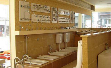 漂亮成都建材店裝修案例效果賞析